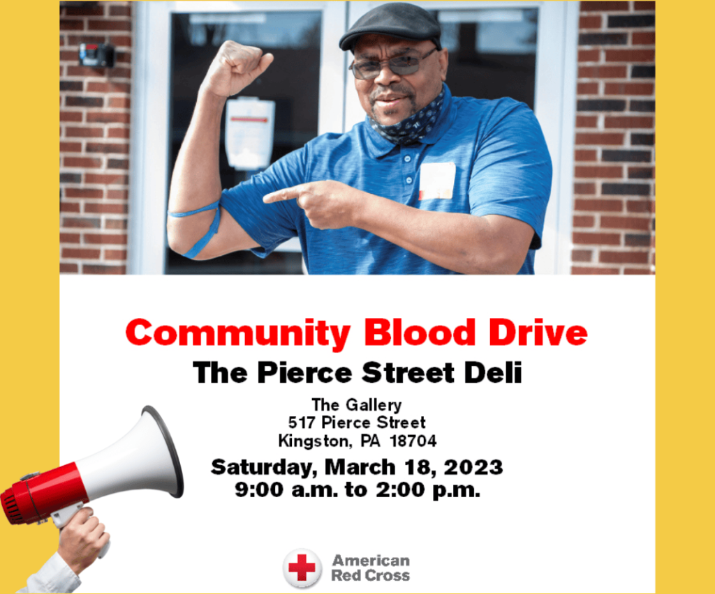 Community Blood Drive at Pierce Street Deli